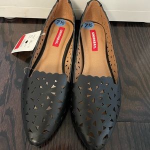 Black Flats - size 7.5 brand new with tags